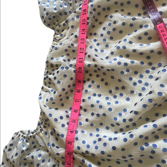 Lovers + Friends Oh Girl Top in Speckled Ocean Off the Shoulder Top - Medium - Picture 8 of 11